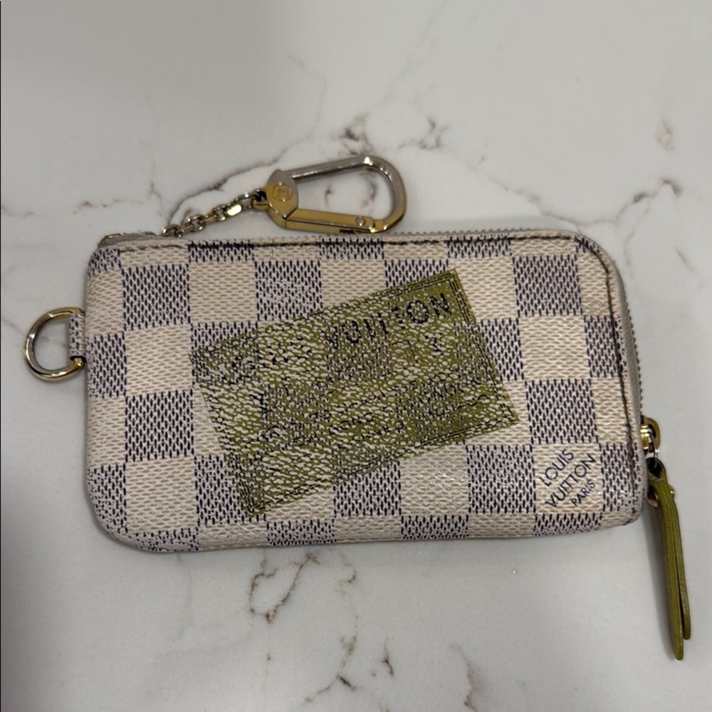 Louis Vuitton Damier Azure Keychain
